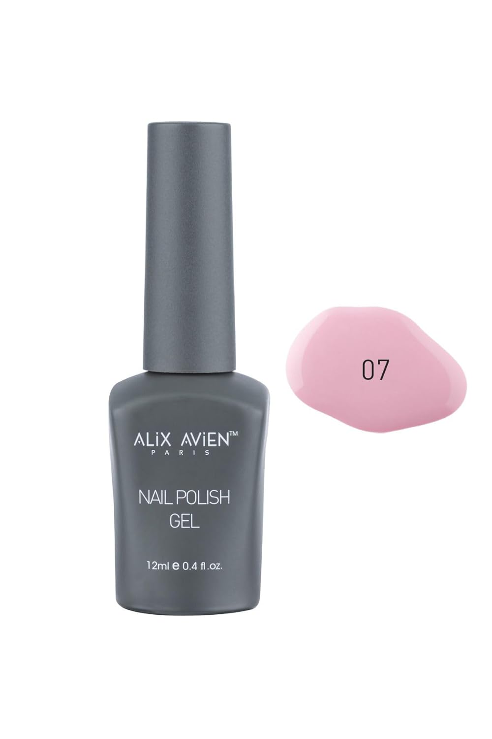 ALIX AVIEN Uv Kalıcı Şeker Pembe Jel Oje 07 - Gel Polish - 12 ml