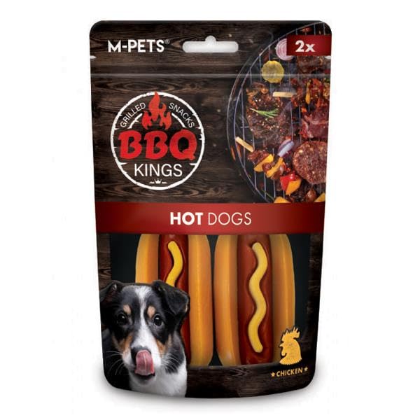 M-PETS BBQ KINGS HOT DOGS CHICKEN ÖDÜL 135GR