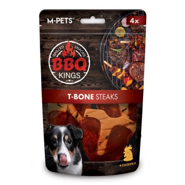 M-PETS BBQ KINGS T-BONE STEAKS CHICKEN ÖDÜL 105GR