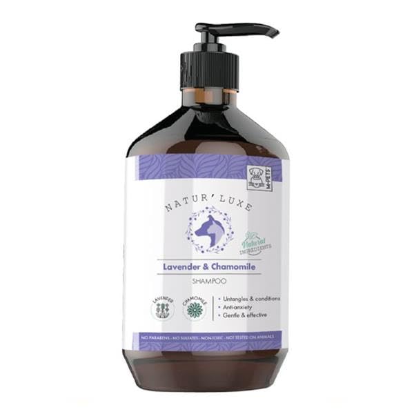M-PETS NATURLUXE DOG SHAMPOO LAVENDER & CHAMOMILE 500ML