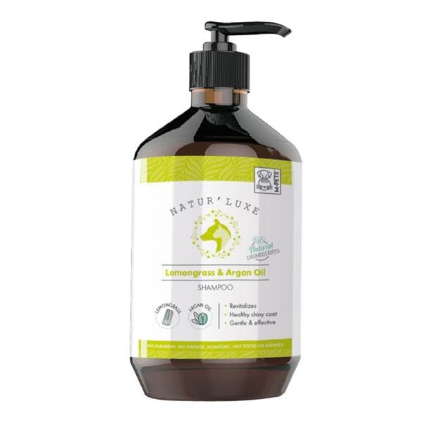 M-PETS NATURLUXE DOG SHAMPOO LEMONGRASS & ARGAN OIL 500ML
