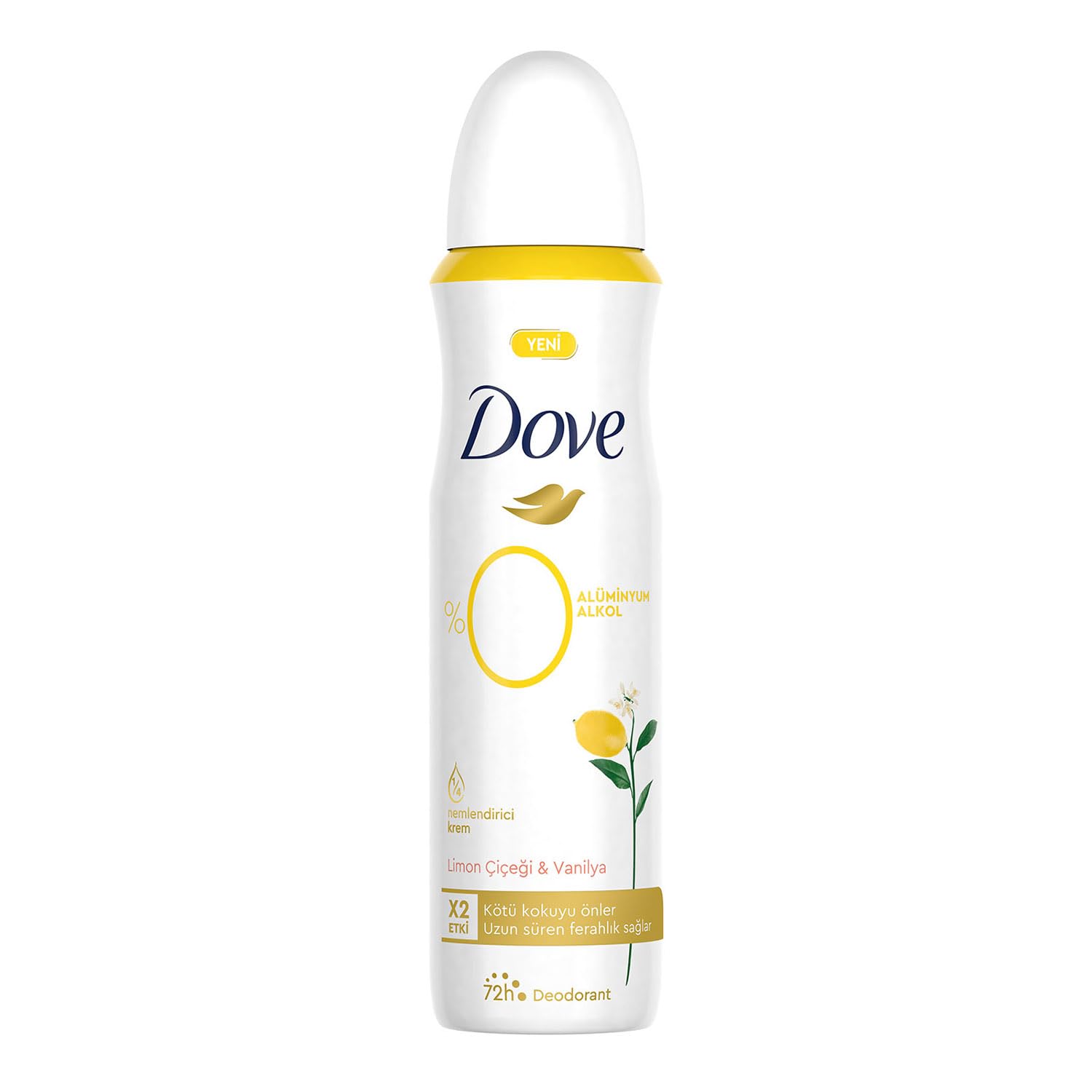 Dove Kadın Deodorant%0 Alüminyum Limon Çiçeği & Vanilya 150ml