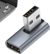 Doksan derece usb çevirici 10 gbps dik usb çevirici L usb dişi erkek dönüştürücü