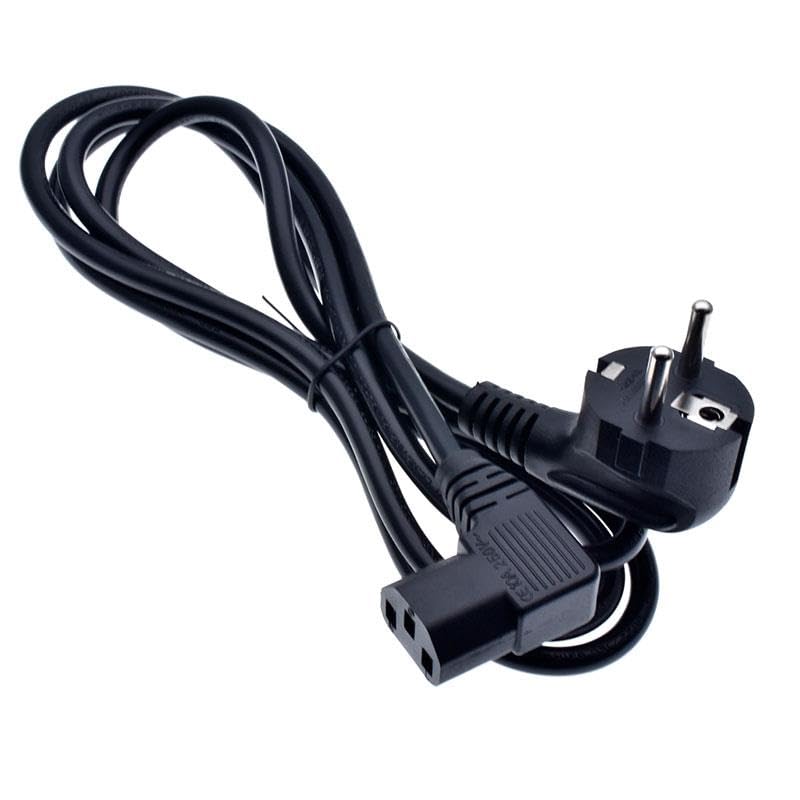 Power güç kablosu 3x0.75 L tipi 90 derece power güç kablo 2m