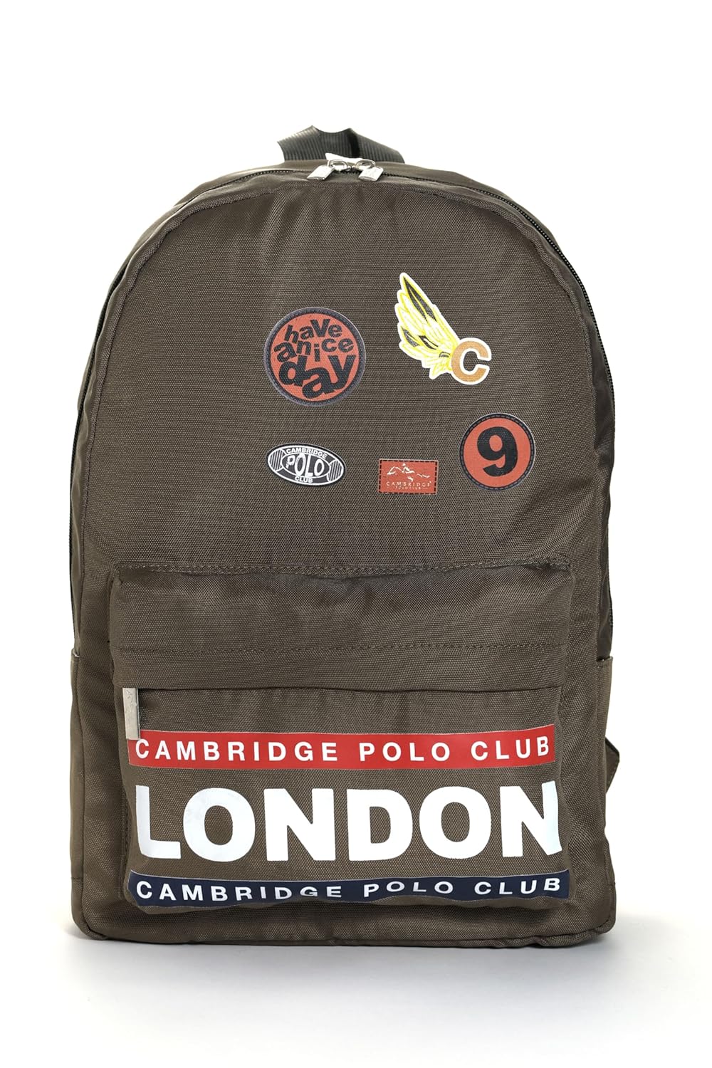 CAMBRIDGE POLO CLUBCPO4013 Unisex Çocuk Sırt Çantası, Haki, Standart