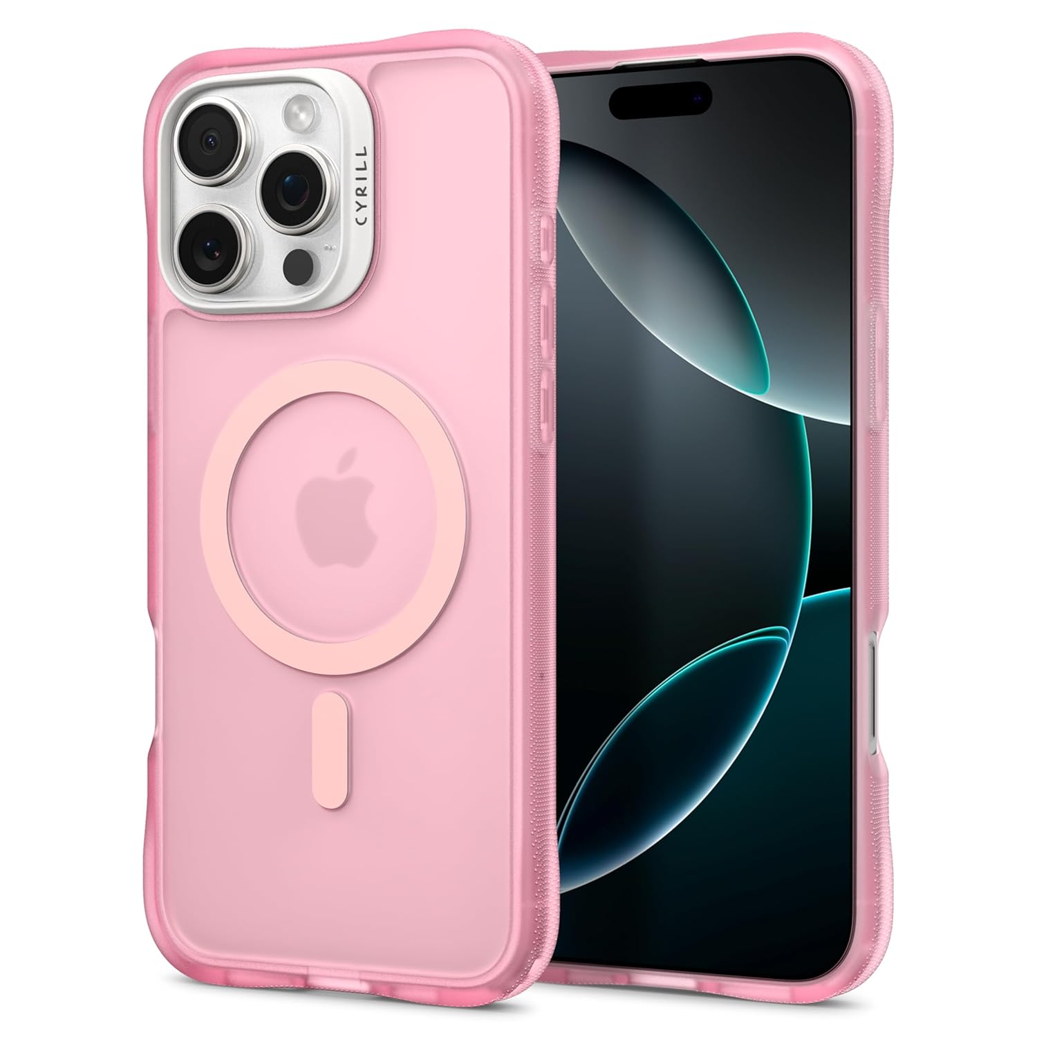 Spigen Ciel by CYRILL iPhone 16 Pro Max ile uyumlu MagSafe Kılıf UltraSheer Mag Sararma Karşıtı Hava Kanalı Teknolojisi Askeri Sınıf Koruma Pink Mat Kapak - ACS08247
