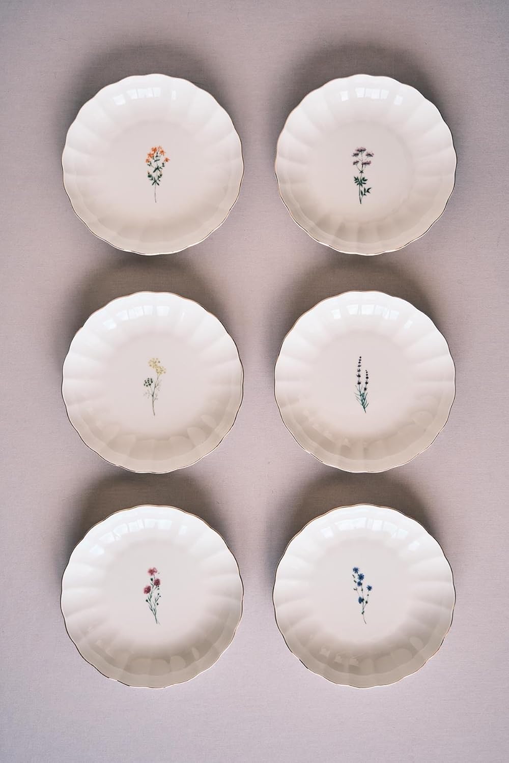 Kütahya Porselen Tiny Miny 6 Parça 20 Cm Çukur Yemek Tabağı