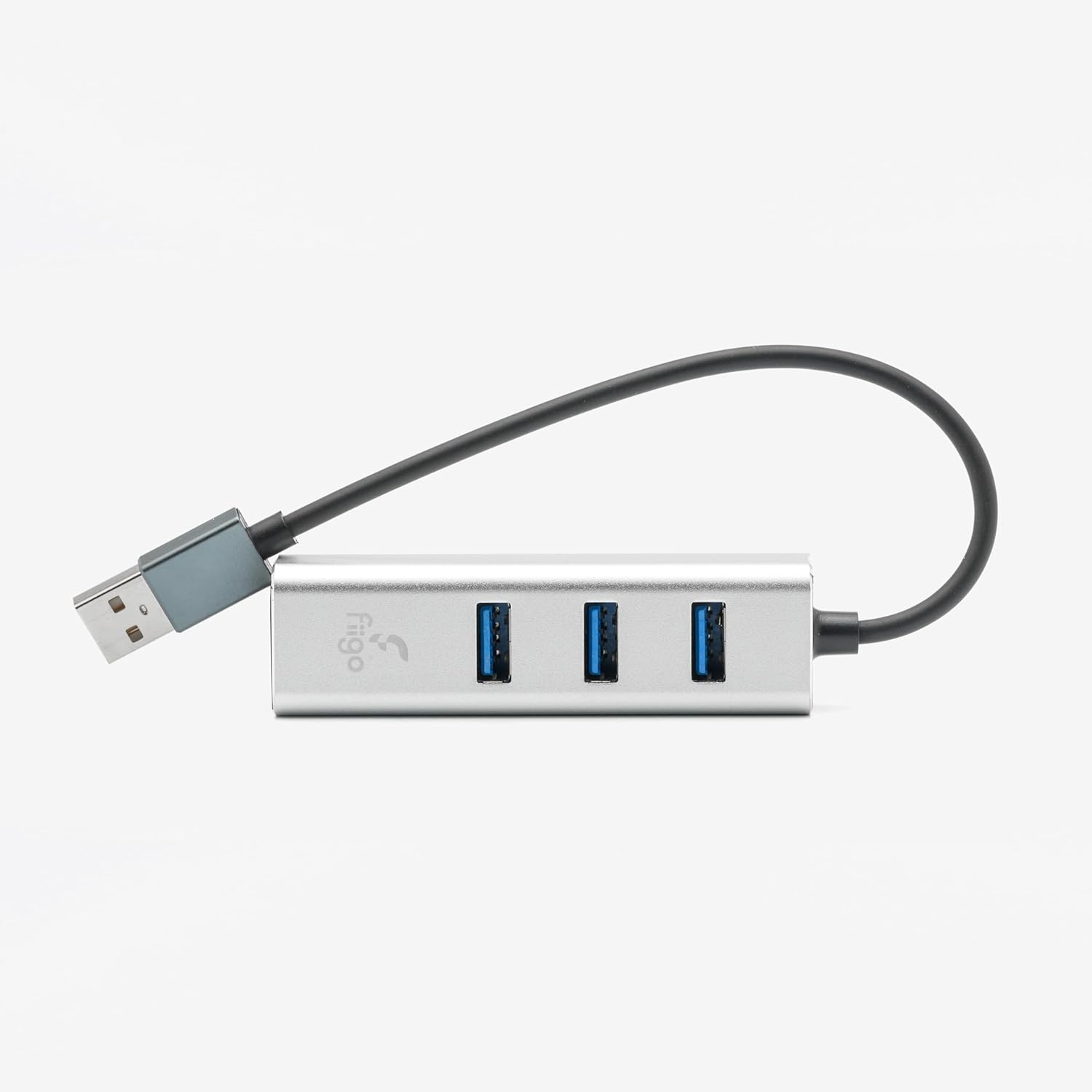 fiigo USB to LAN ve 3x USB Alüminyum Adaptör Gümüş