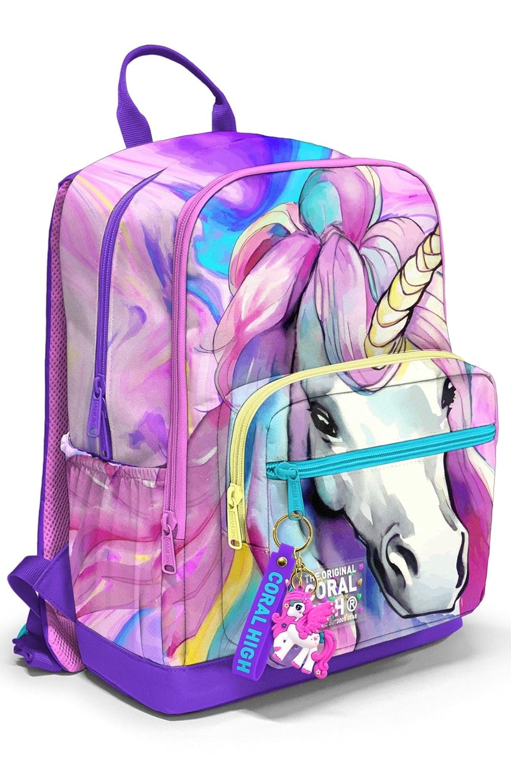 Coral High Dört Bölmeli Unicorn Ortaokul Çantası - Kız Çocuk