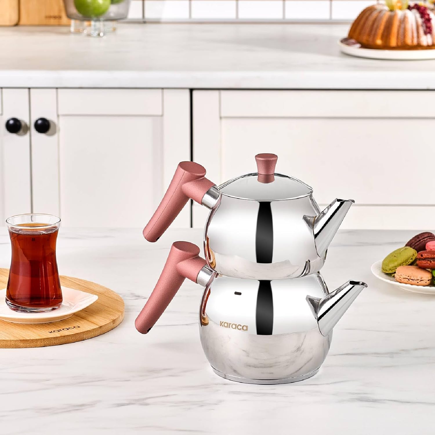 Karaca Frezya Midi Çaydanlık Tk. Rose