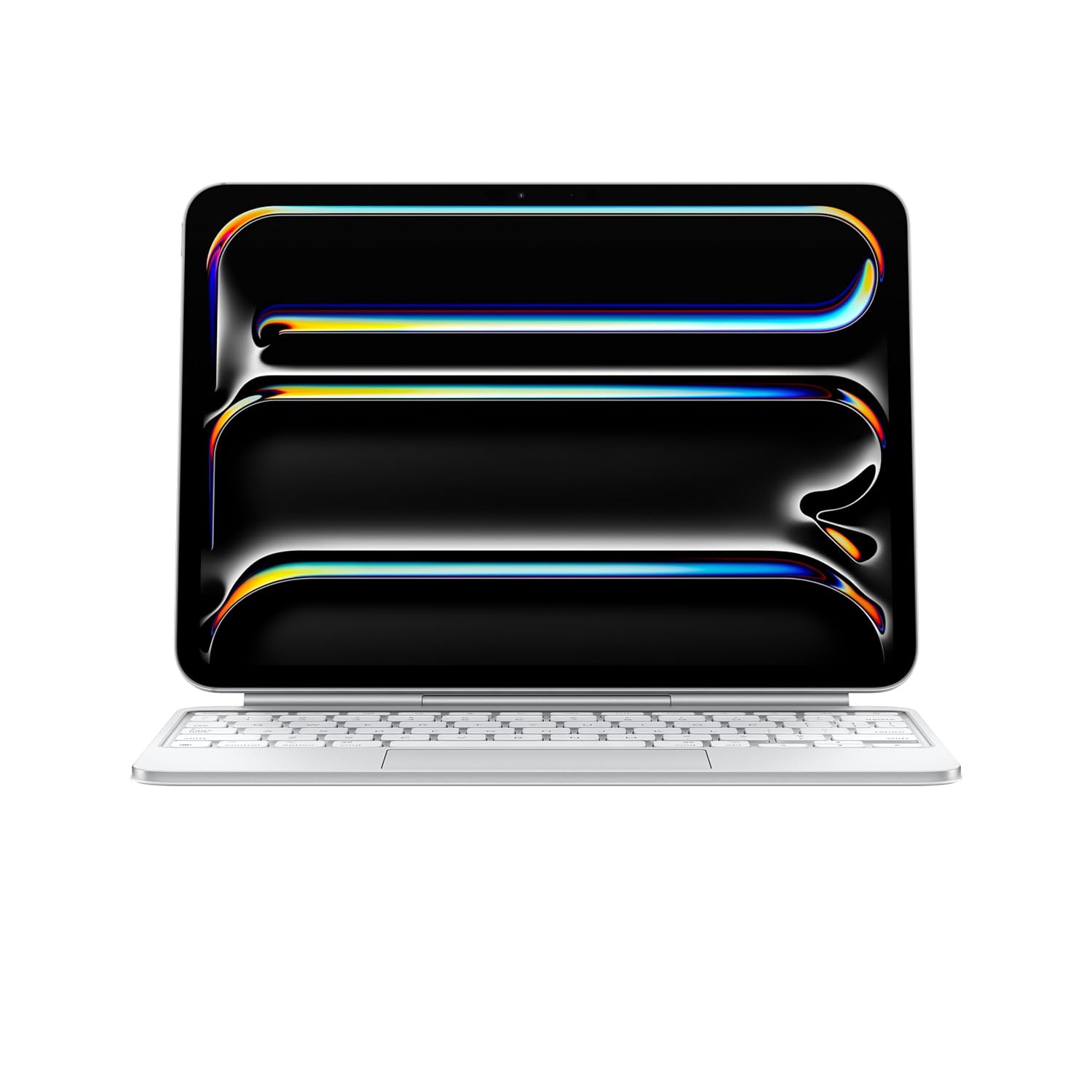 Apple iPad Magic Keyboard Kılıf: 11 inç iPad Pro (M4) için, Harika Yazma Deneyimi, Yerleşik Trackpad, İşlev Tuşu Sırası, Türkçe F Klavye — Beyaz