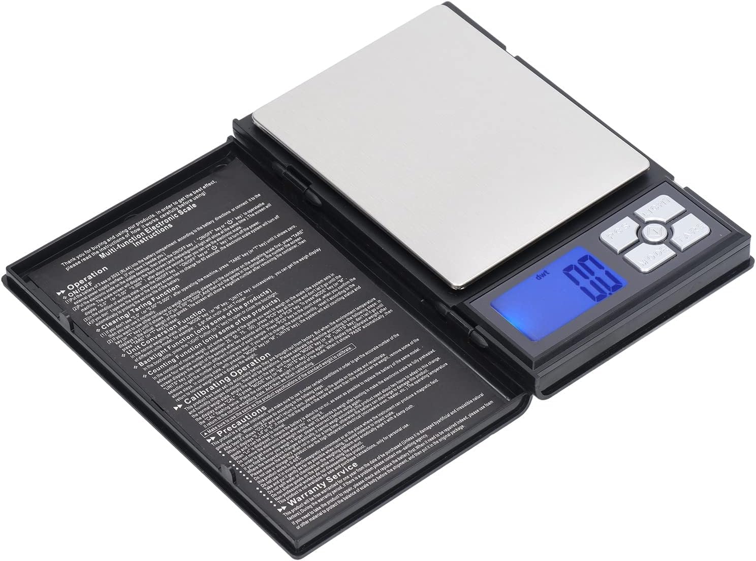 Jouis HASSAS TARTI Dijital - 0.01 Gram Hassasiyetli 200 Gram Kapasiteli Tartı - Dara Fonksiyonlu,Büyük Ekran ve Otomatik Kapanma Özellikli