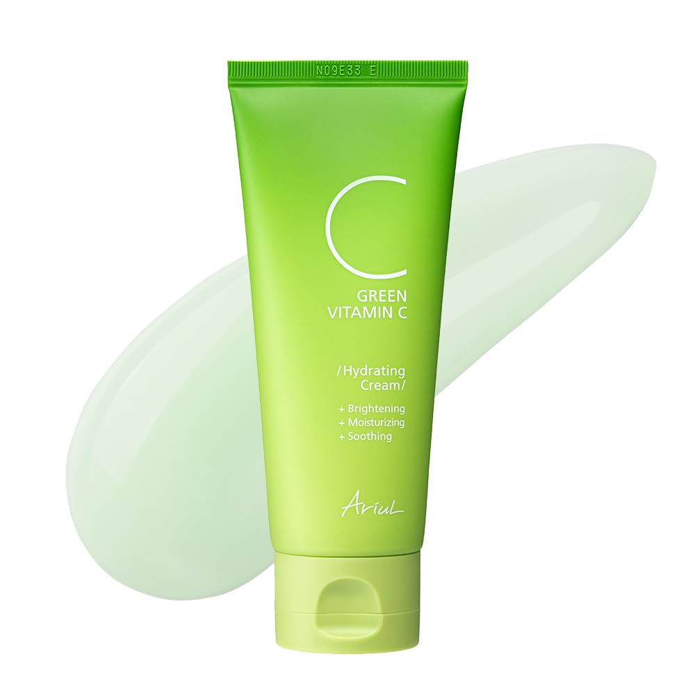 Ariul Green C Vitaminli Yüz Kremi 100 Ml|nemlendirici, Ton Eşitleyici|5 Seramid, 8 Hyalüronik Asit