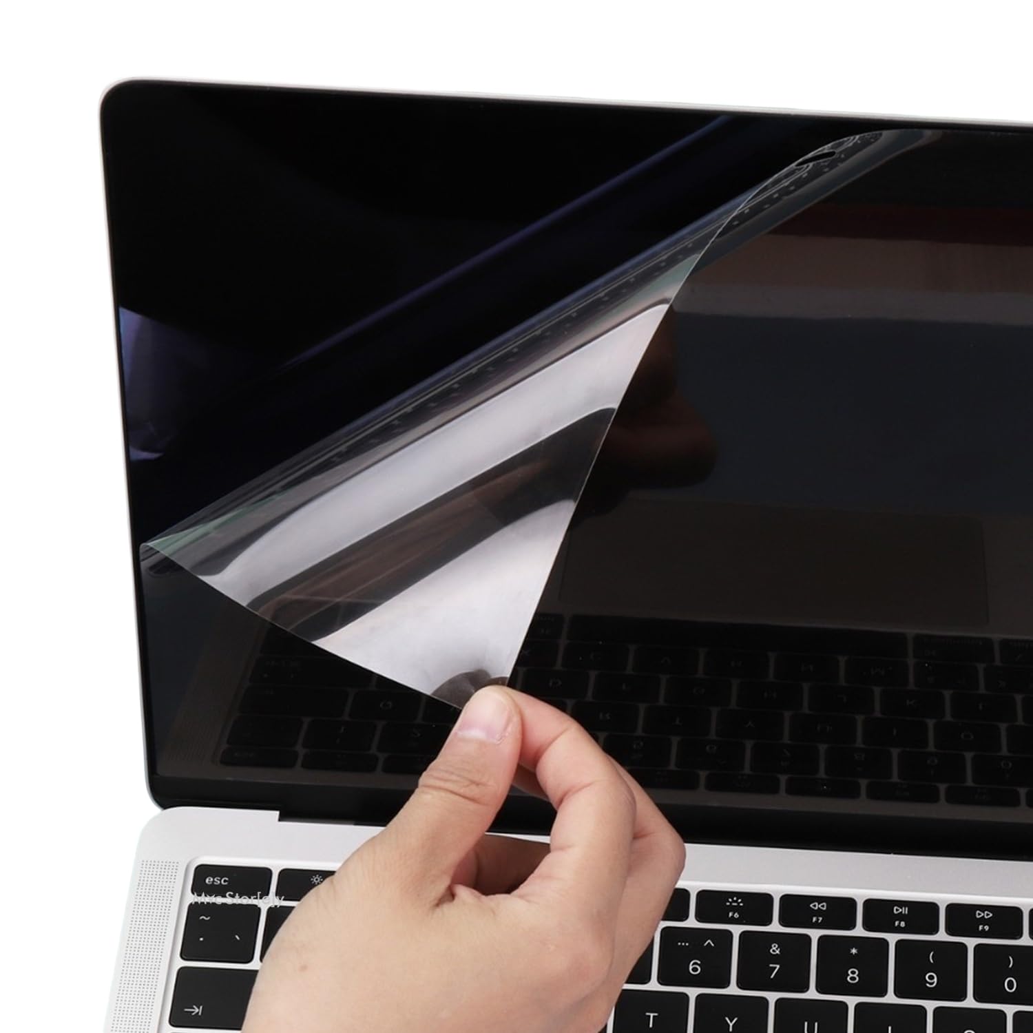 McStorey MacBook Air 15.3 inç M2 M3 M4 Uyumlu Parlak Anti Scratch Ekran Koruyucu Retina Net Goruntu