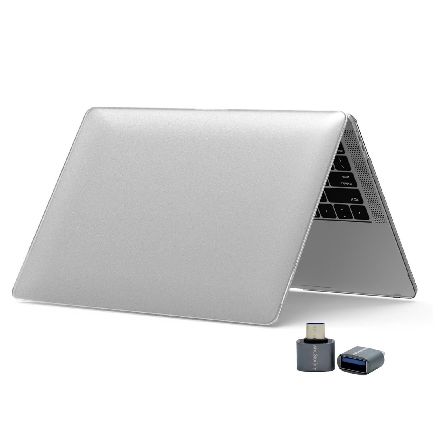 McStorey MacBook Pro 14.2 inç Kılıf M5-M4-M3-M2-M1 Uyumlu Mat TPU Sert Kapak Parmak İzi Bırakmaz İnce Hafif Darbe Çizik Koruyucu Şeffaf