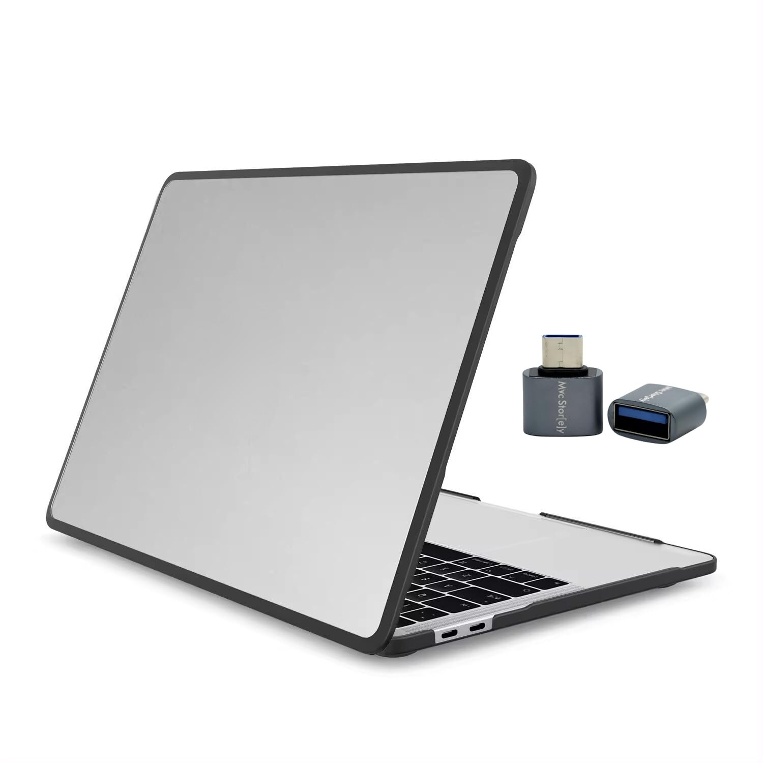 McStorey MacBook Pro 14.2 inç Outdoor Sert Kılıf M1,M2,M3,M4 Uyumlu A3185,A3401,A3112,A2992,A2918,2779,A2442 Darbe Çizilme Koruyucu Mat Kapak Şeffaf