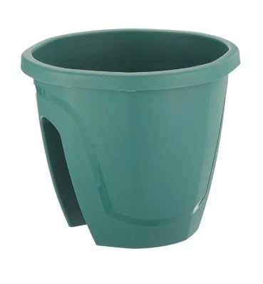 Zümrüt Balkon Saksı Askı Aparatı Ile Birlikte 29,7cm, 7.5 Litre Yeşil