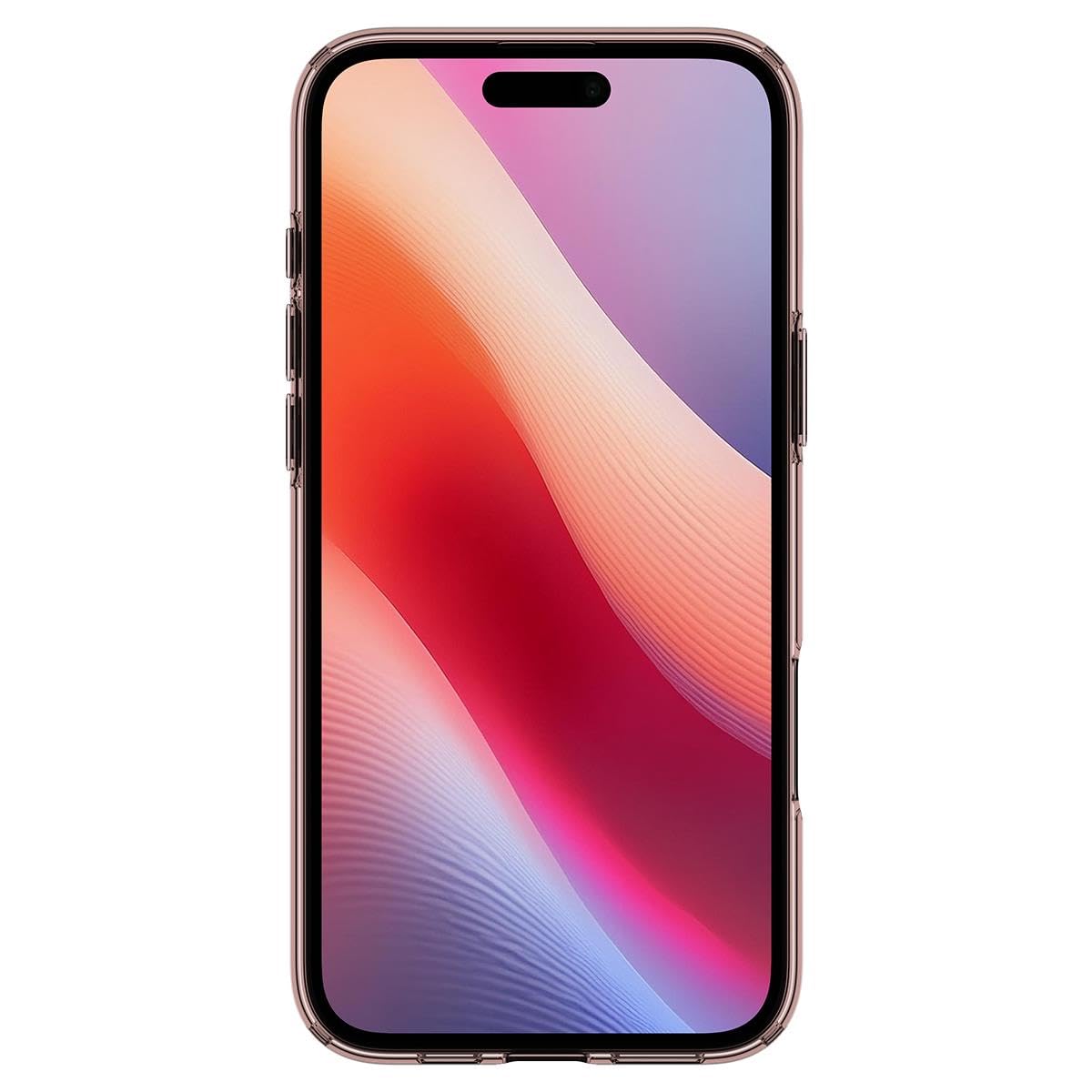 Spigen iPhone 16 Plus ile uyumlu ince Kılıf Crystal Flex Sararma Karşıtı DuraClear Hava Kanalı Teknolojisi Askeri Sınıf Koruma Rose Crystal Şeffaf Kapak - ACS08094