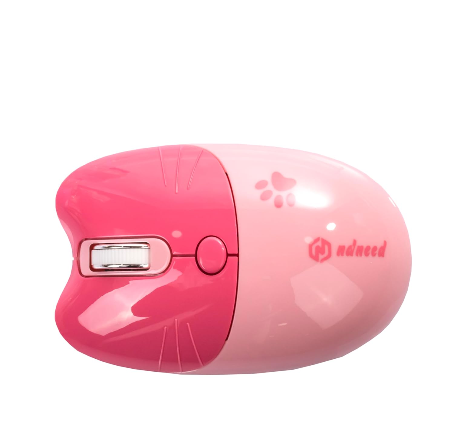 NDNeed Sevimli Kedi Kablosuz Pembe Mouse Bluetooth + 2.4G Dual Mode