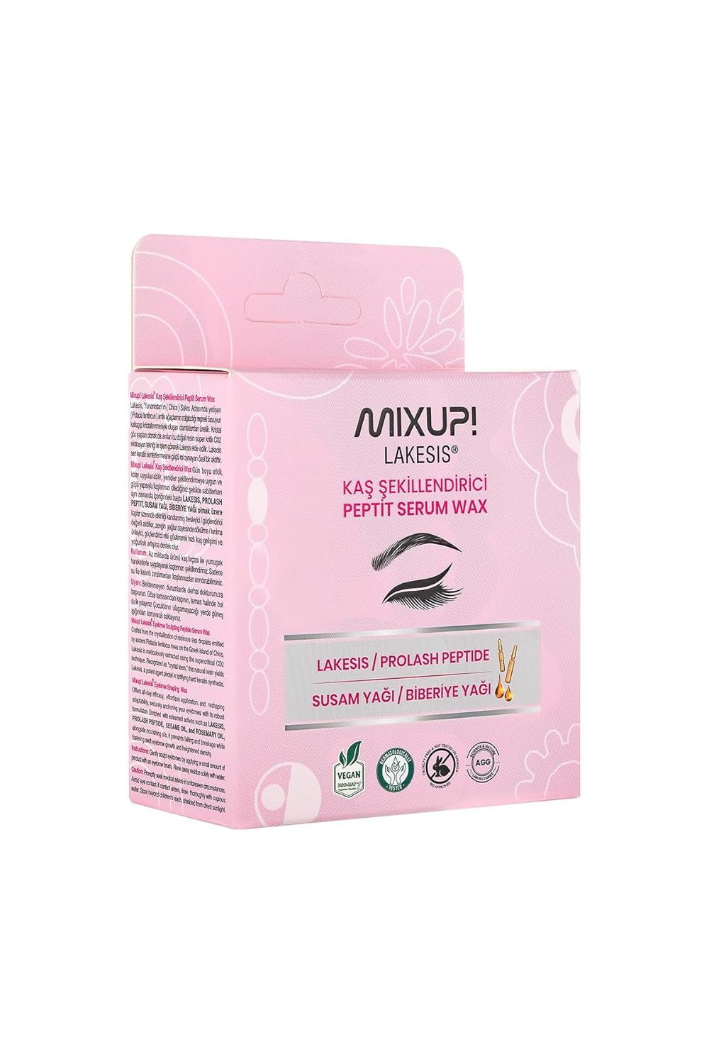 Mixup Lakesis Prolash Peptit Kaş Şekillendirici Wax 50 ml