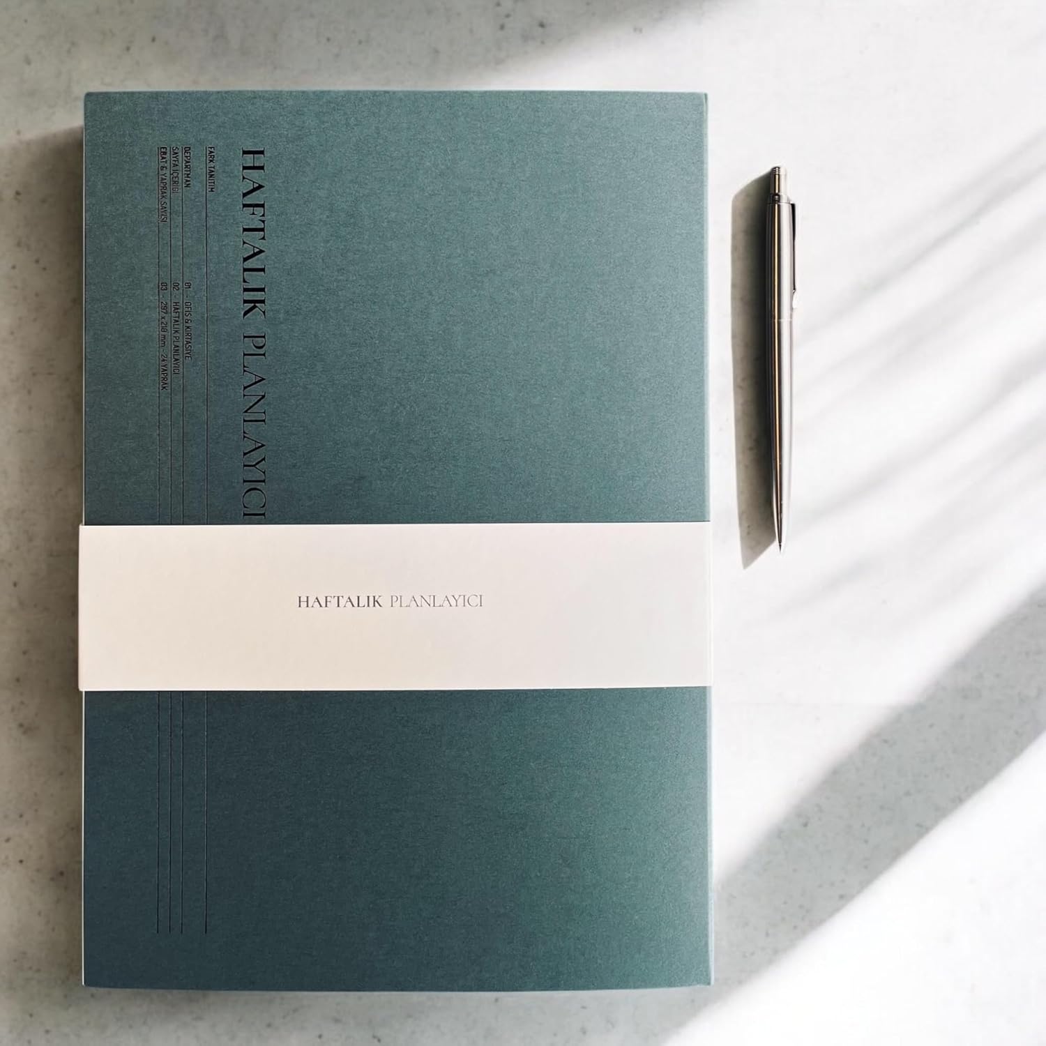 Fark Tanıtım Tarihsiz Planlayıcı, A4 Boyutunda (21cm x 29.7cm) (Haftalık Planlayıcı)