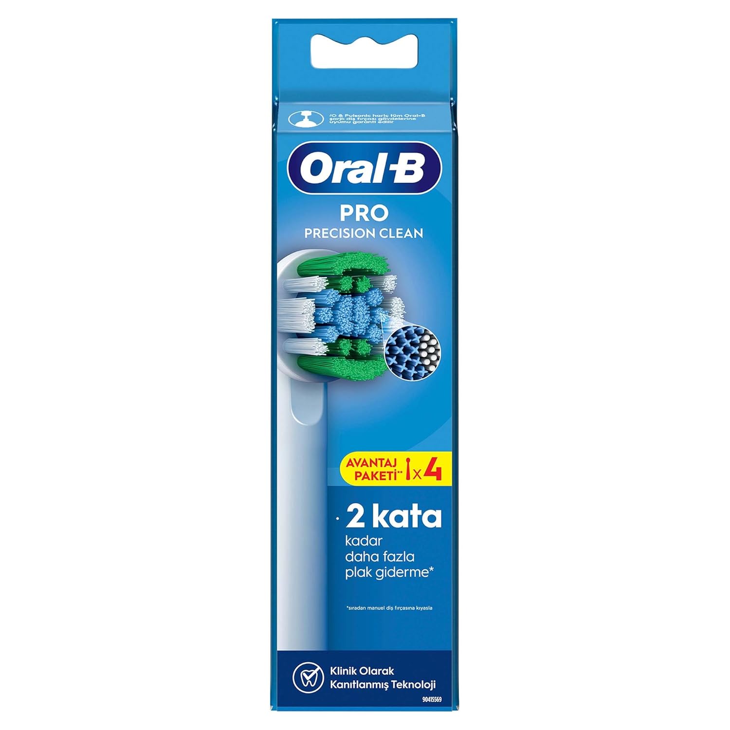 Oral-B Precision X-Filament Şarjlı Diş Fırçası Yedek Başlığı 4 Adet