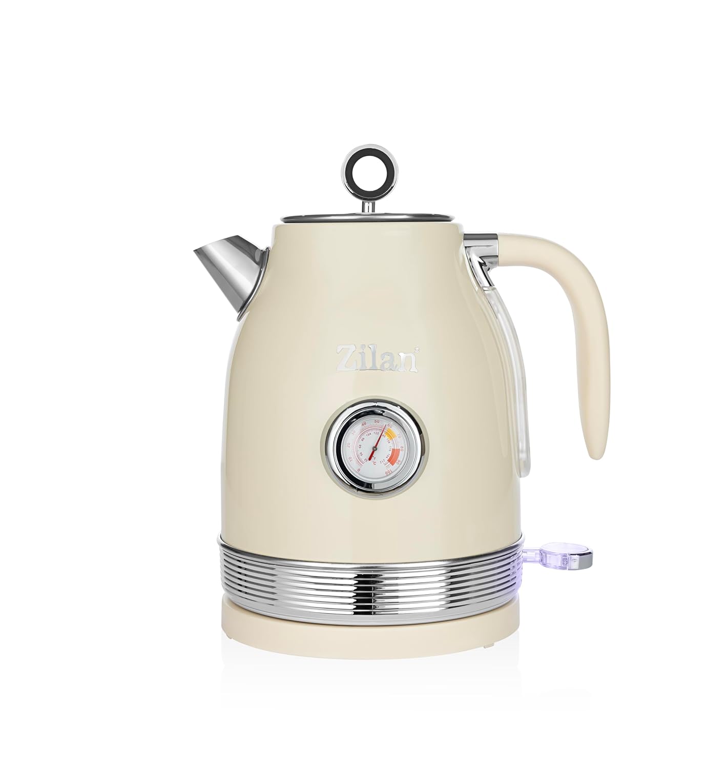 Zilan ZLN1184 Retro Su Isıtıcısı – 1,7L Kapasiteli Krem Kattle, 2200W Güç, 360° Kablosuz Tasarım