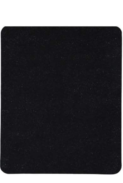 usin Kum Desen Tip Kaymaz Taban Optik Bilgisayar Notebook Mouse Pad Maus Pad 17,5x21,5cm (Siyah)