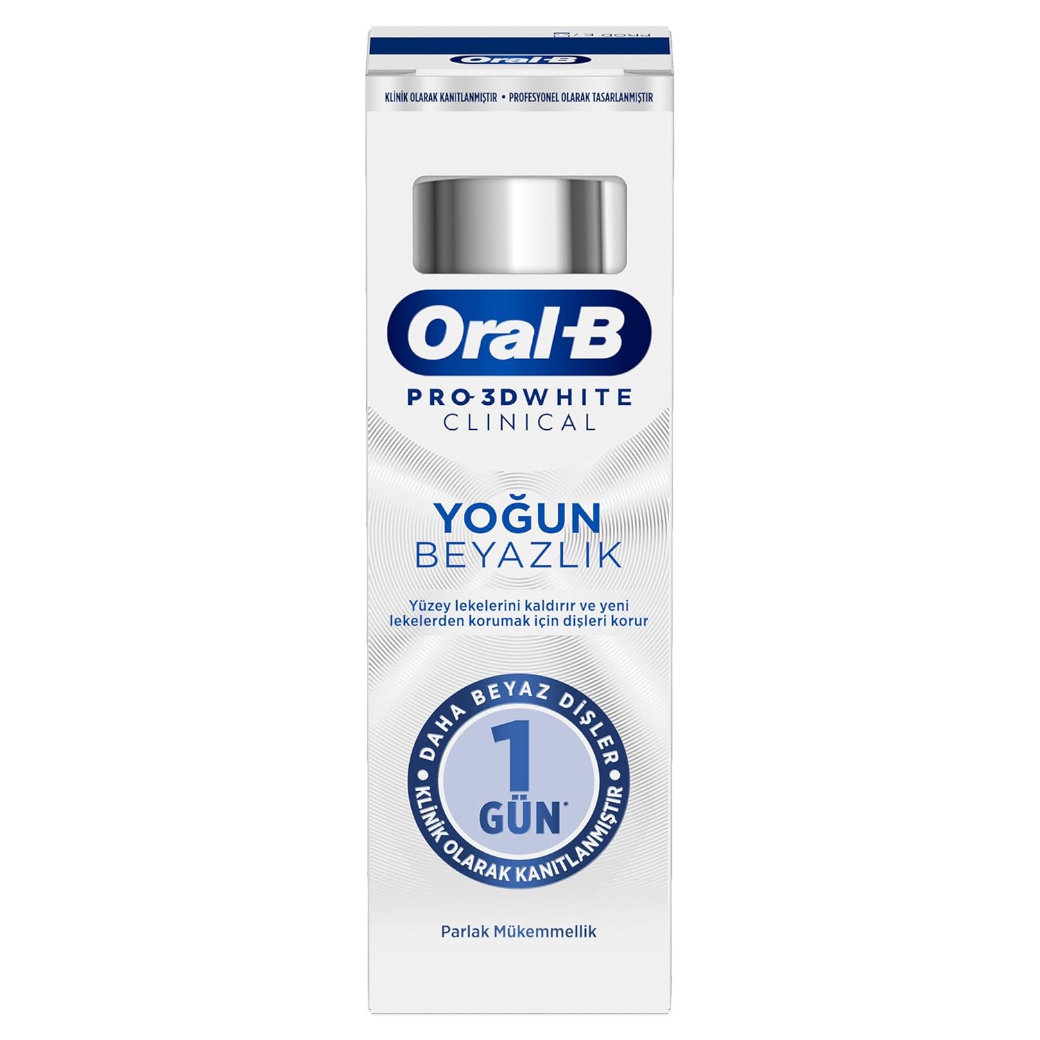 Oral-B Pro 3D White Clinical Yoğun Beyazlık Parlak Mükemmellik Diş Macunu 75 ml