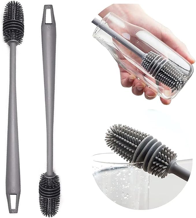 Biberon Fırçası Biberon Temizlik Fırçası Silikon Fırça Şişe Temizleme Matara Temizleme Biberon Temizleme Fırçası