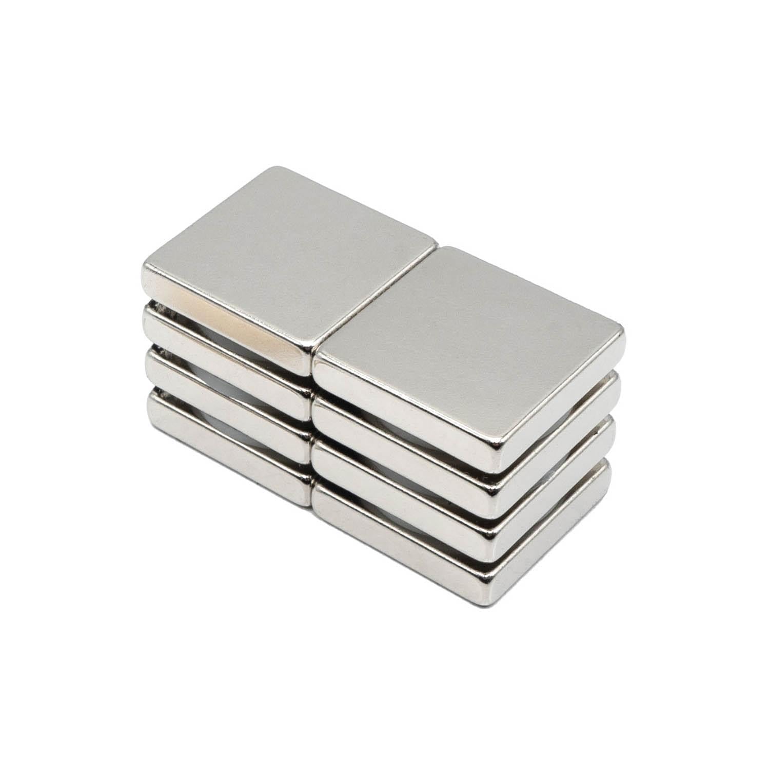 MNS Magneteksan 25x25x5 mm Kare Neodyum Mıknatıs - N35 (4 Adet)