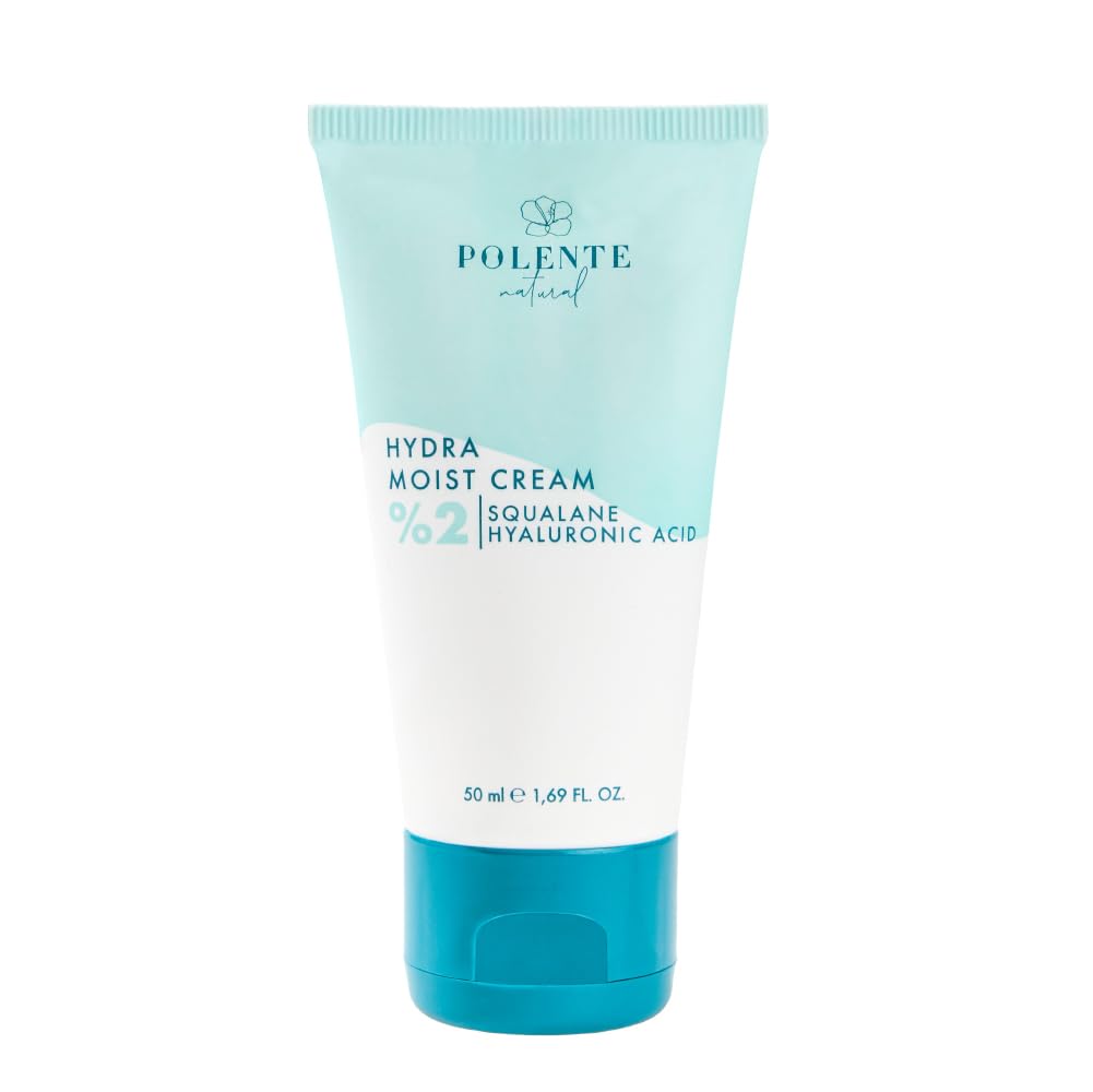 Polente Natural - HYDRA MOIST CREAM - Hyalüronik Asit & Skualen İçeren Nemlendirici Krem (50 ml)