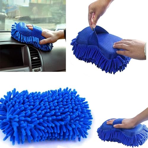 Orret Home Ele Geçmeli Mikrofiber Makarna Oto Yıkama Süngeri: Yumuşak ve Etkili Temizlik İçin