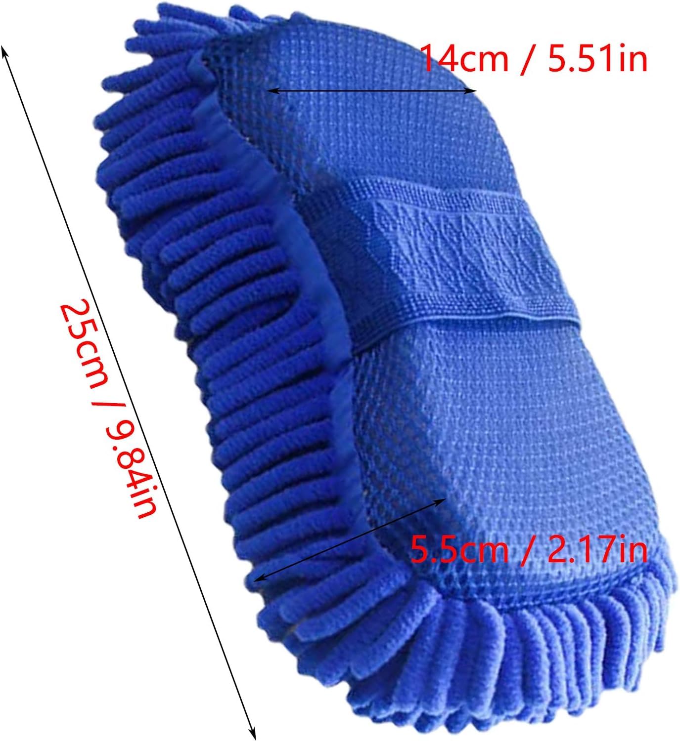 Orret Home Ele Geçmeli Mikrofiber Makarna Oto Yıkama Süngeri: Yumuşak ve Etkili Temizlik İçin