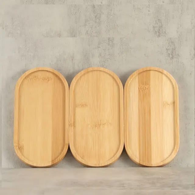 Orret Home Bambu Yağdanlık Altı, Sızıntı Önleyici, Dayanıklı ve Şık Tasarım, Mutfak Aksesuarı