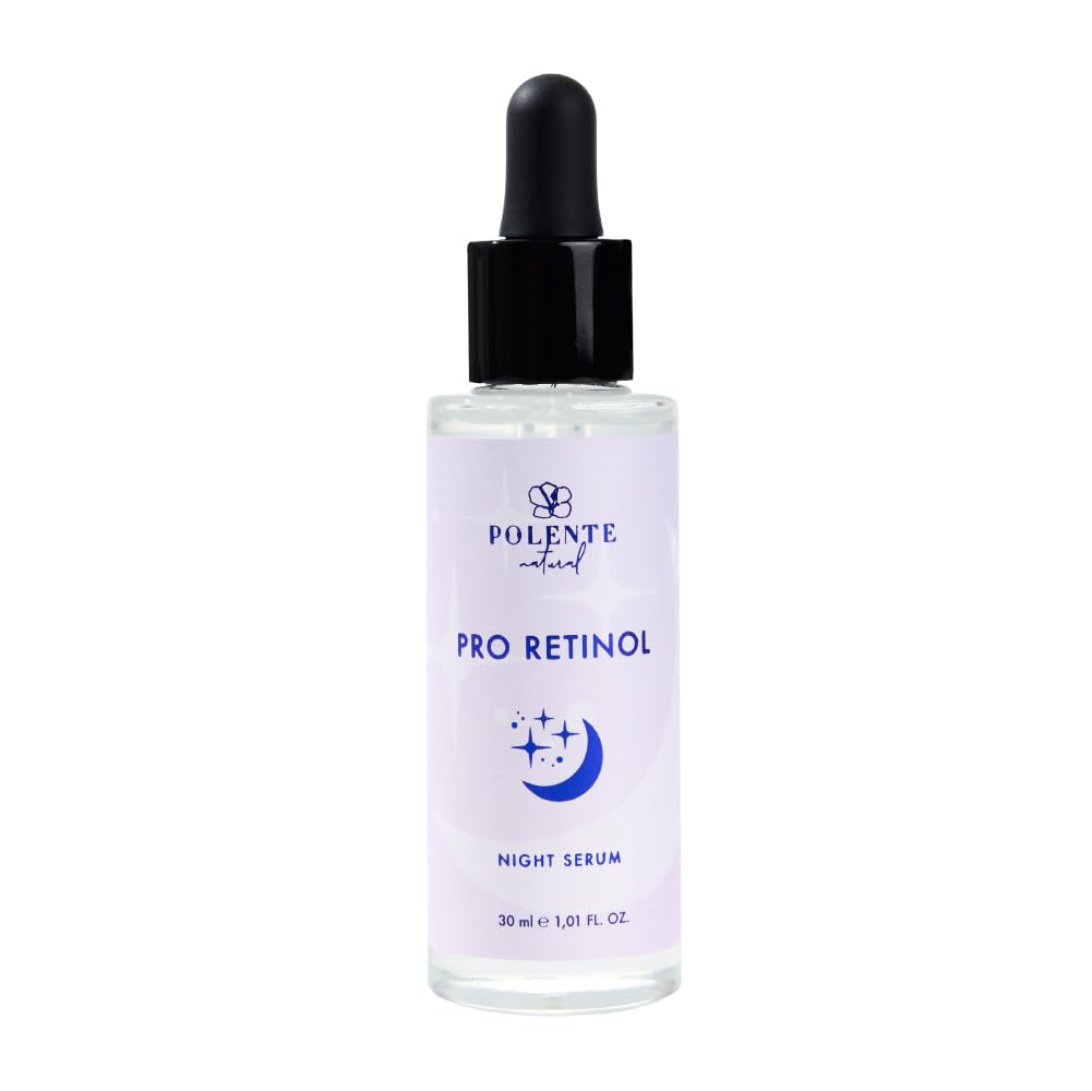 Polente Natural - PRO RETİNOL NIGHT SERUM Retinol İçeren Yaşlanma Karşıtı Gece Bakım Serumu (30 ml)