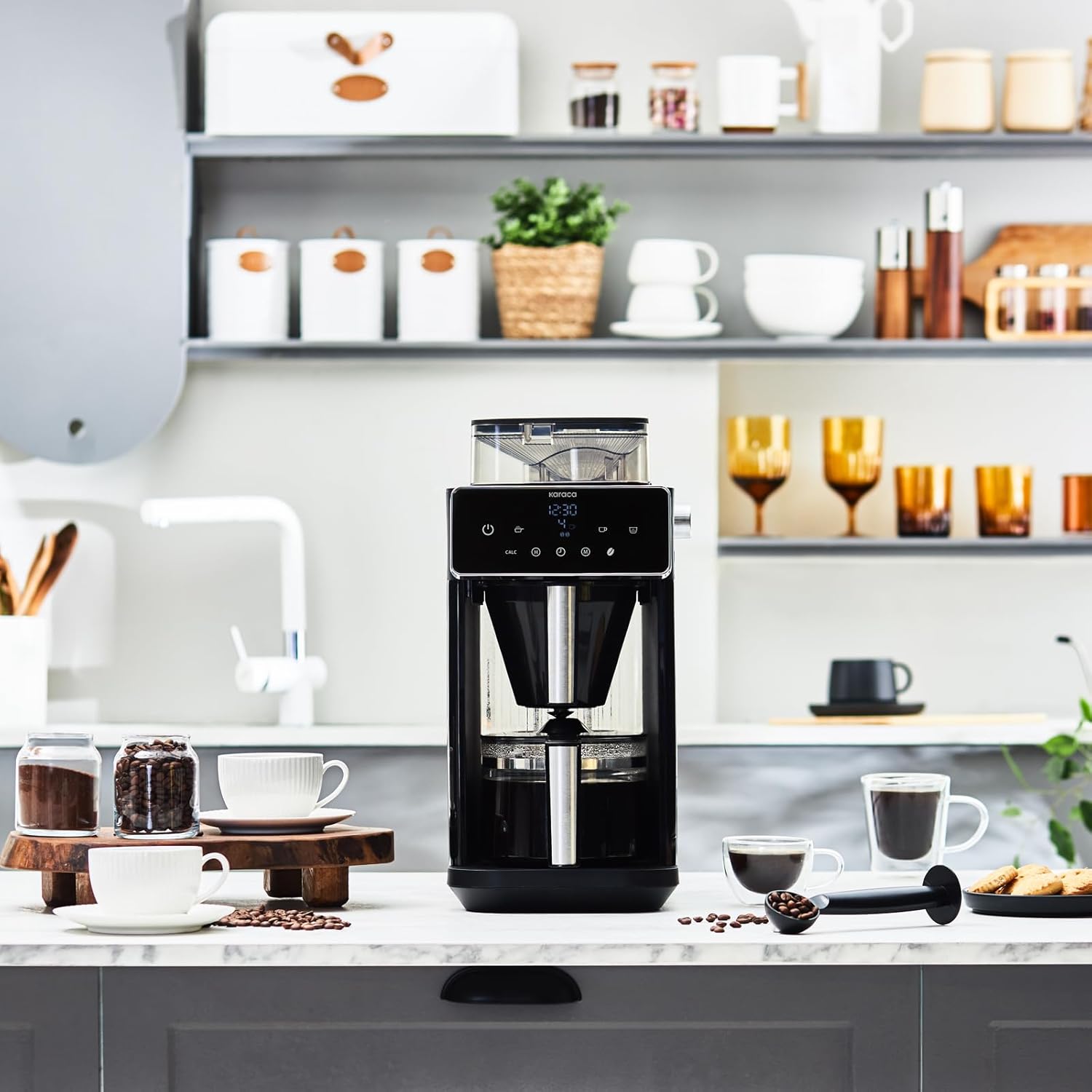 Karaca Coffee Artisan 01 Öğütücülü Filtre Kahve Makinesi Ve Grinder