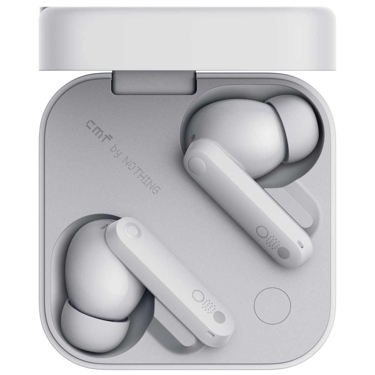 CMF by Nothing Buds Pro 2 – Kablosuz Kulaklık, HiFi Ses, 50 dB Akıllı Aktif Gürültü Azaltma, 6 HD Mikrofon ve Uzay Ses Efekti - Açık Gri