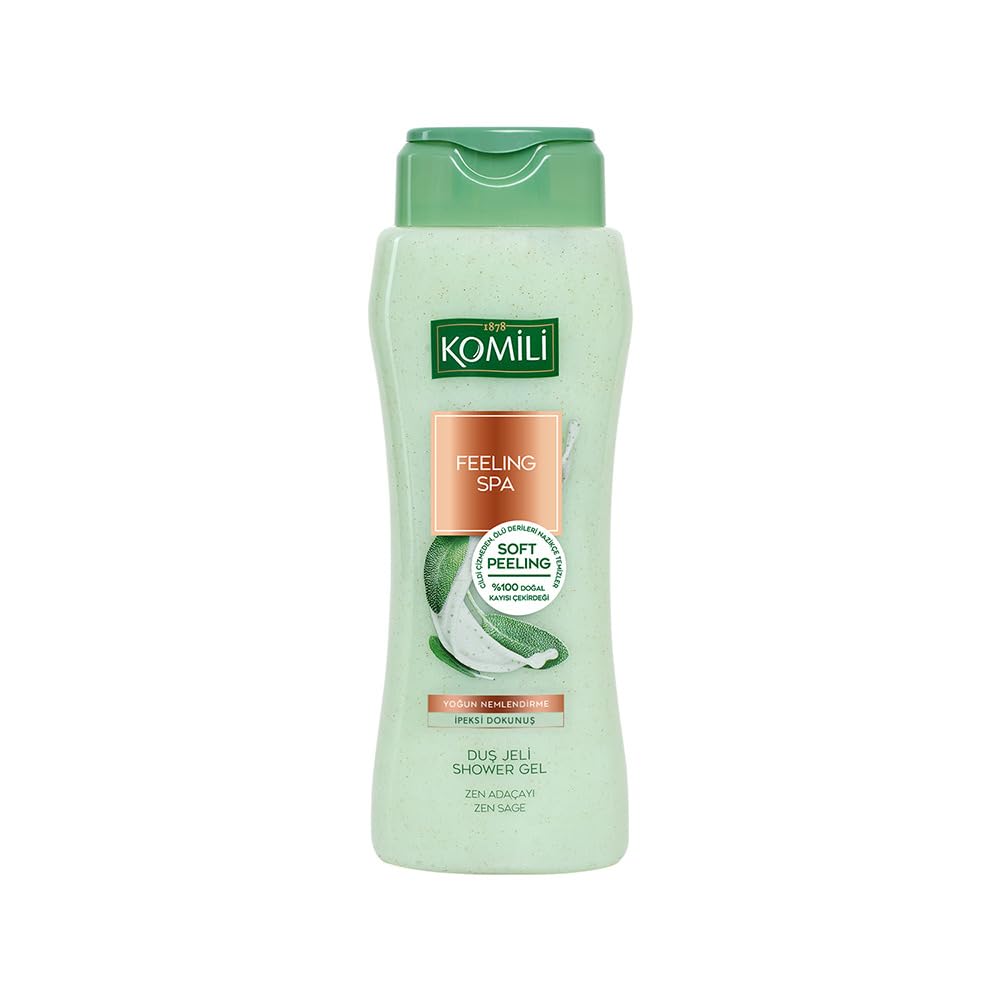 Komili 1878 Feeling Spa Adaçayı Duş Jeli - Yoğun Nemlendirme - Vegan - 500 ml