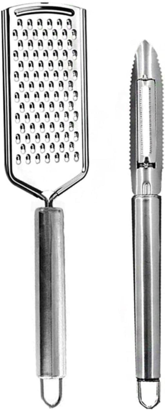 Arsimo 2'li Rende Ve Soyacak Seti Paslanmaz | Metal Rende Soyacak Set