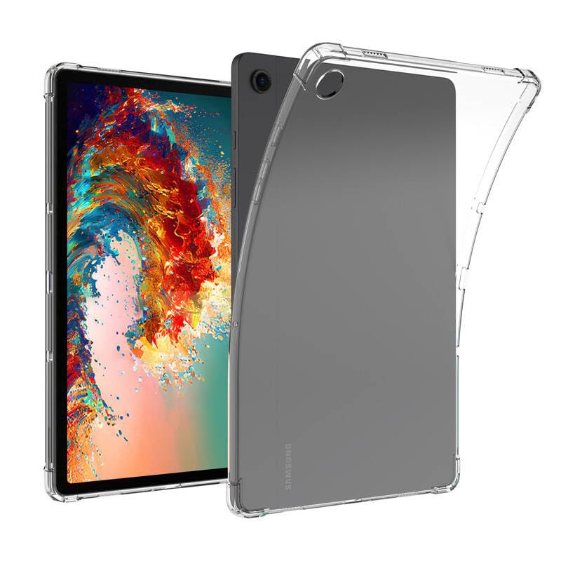 Zore Galaxy İle Uyumlu Tab A9 Plus Kılıf Tablet Nitro Anti Shock Silikon Kapak, Renksiz
