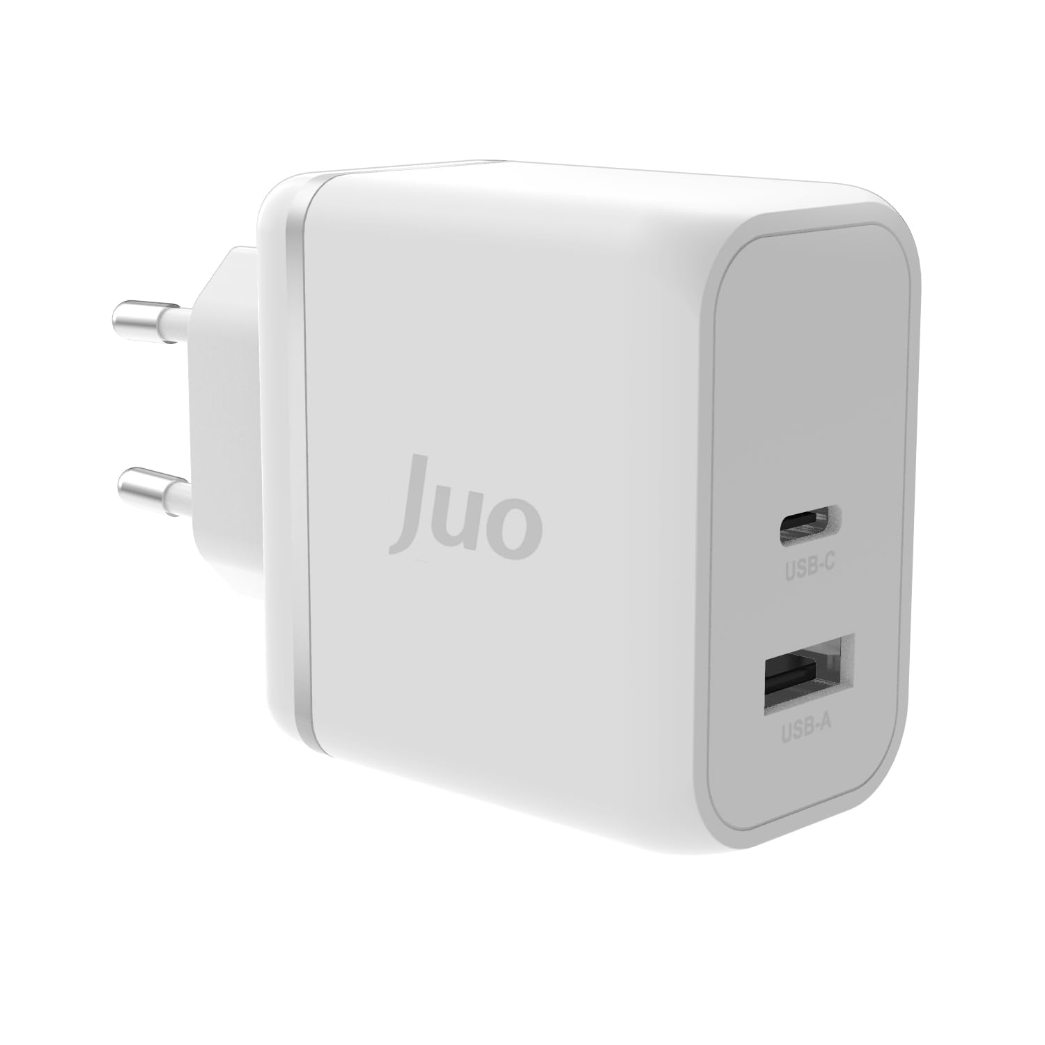 Juo 65W GaN USB-C + USB-A Şarj Aleti iPhone & iPad & Macbook & Notebook Uyumlu PD Hızlı Şarj Cihazı