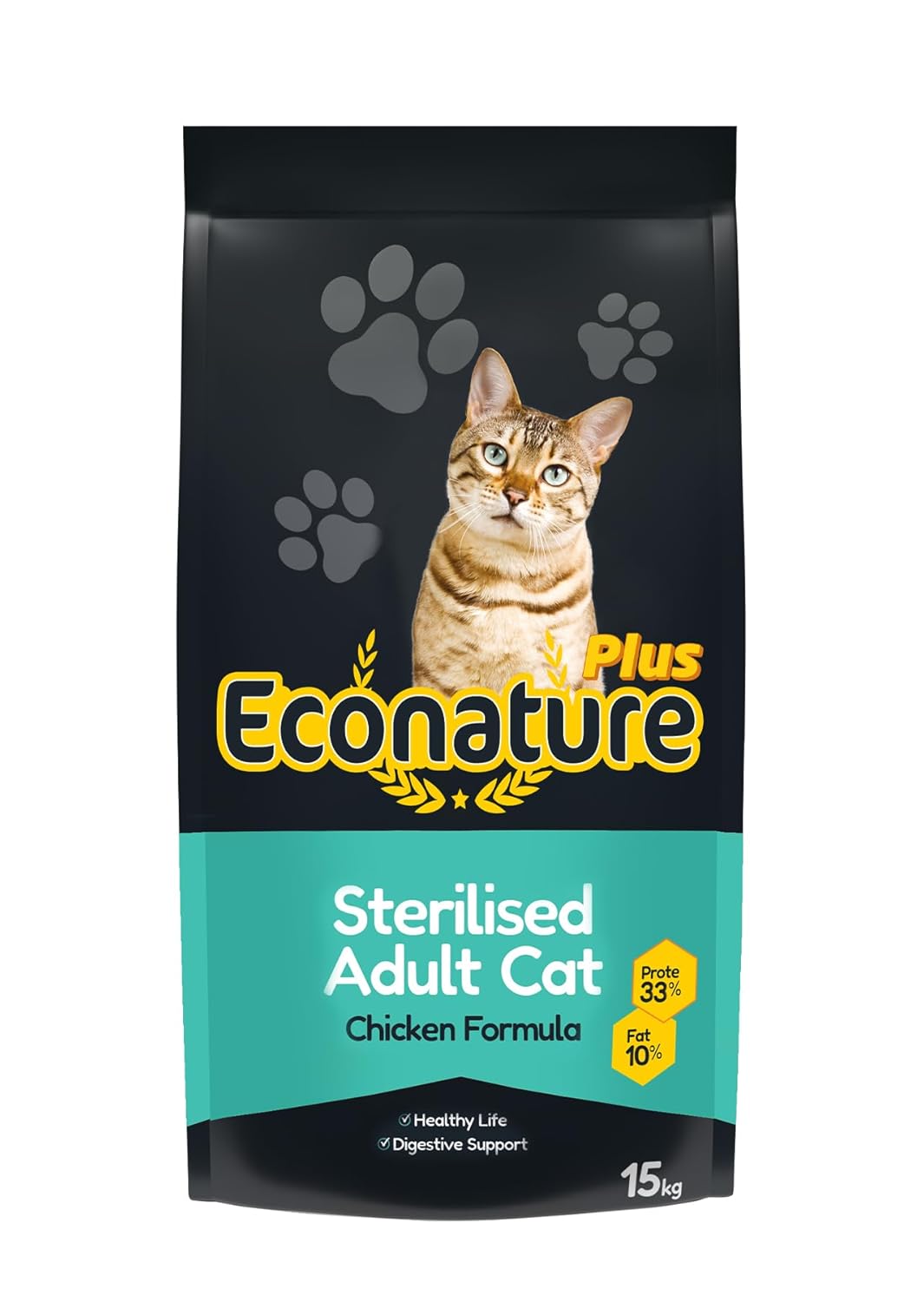 Econature Plus Tavuklu Kısırlaştırılmış Kedi Maması 15kg