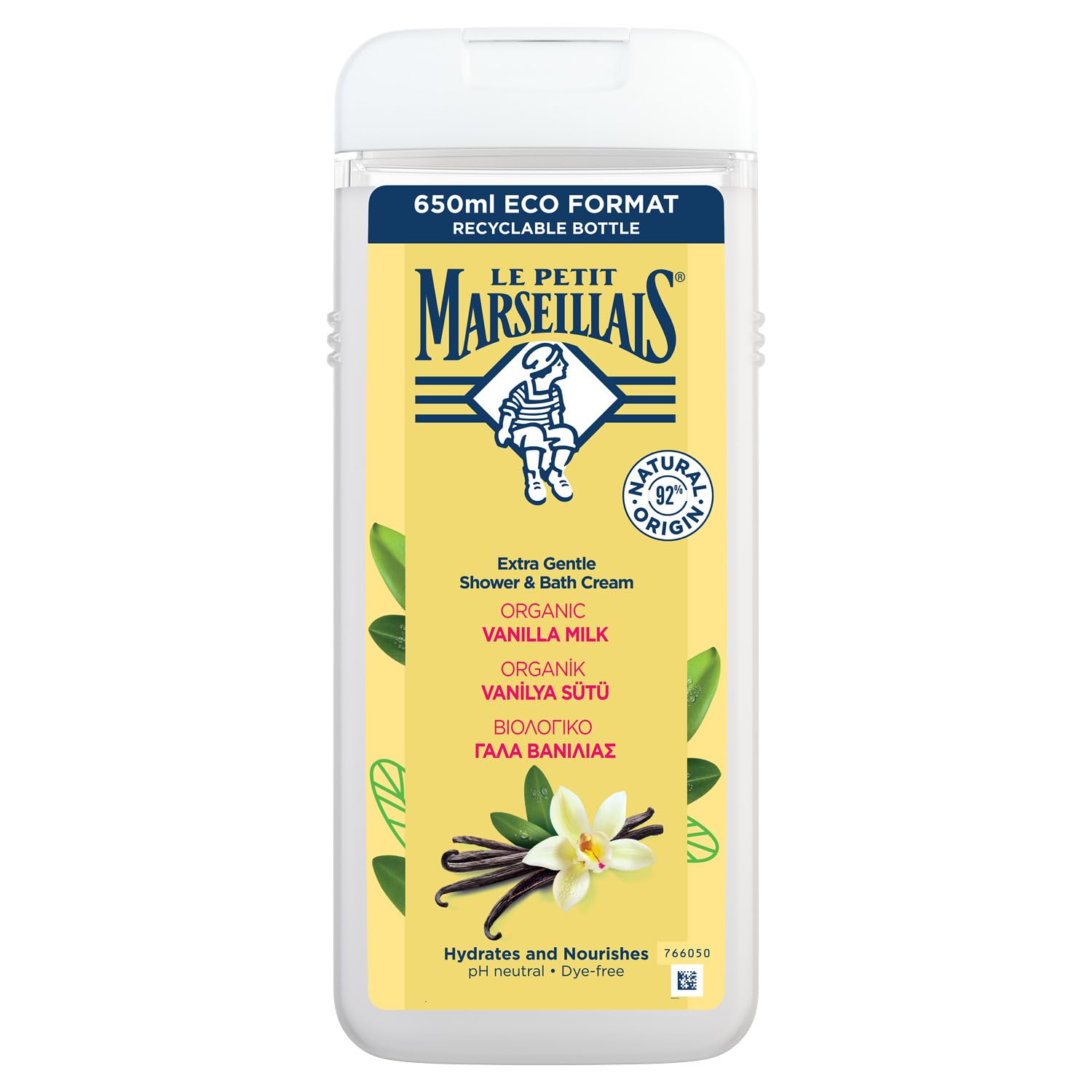 Le Petit Marseillais Vanilya Sütü Duş Jeli 650 ml