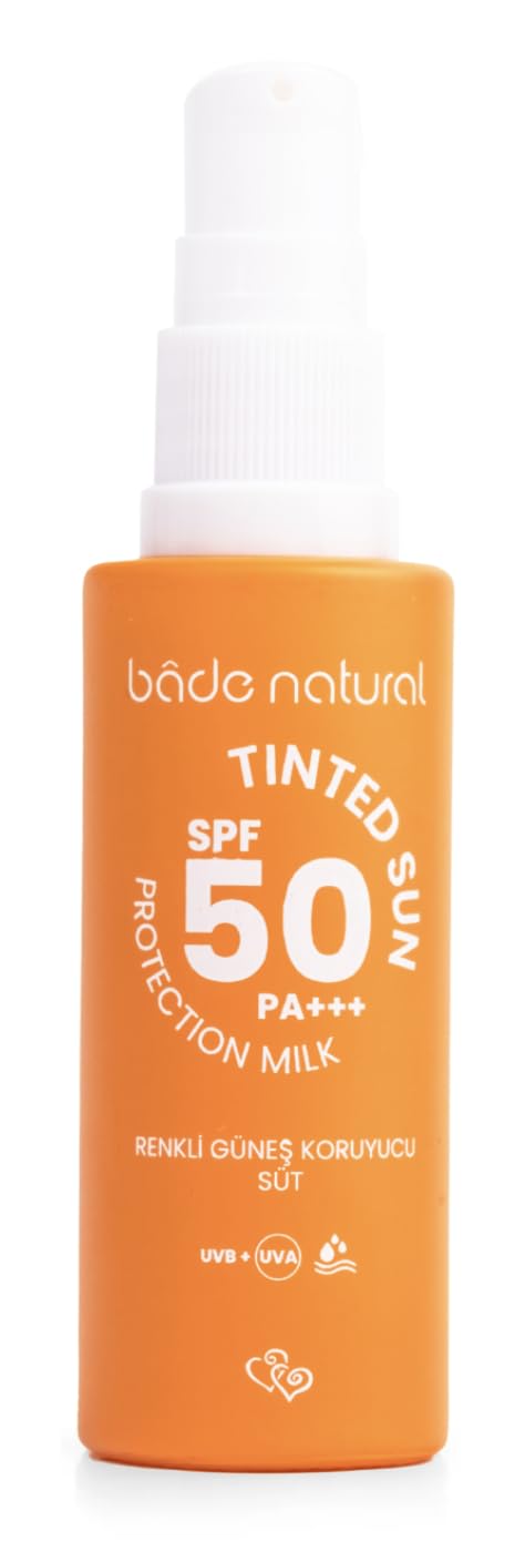 Bade Natural 50 SPF Renkli Güneş Koruyucu Süt 30 ml