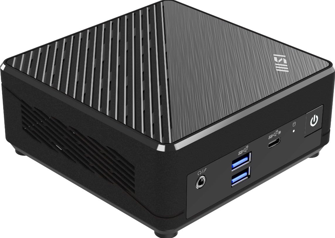 MSI CUBI N ADL-072XEU PROCESSOR N200 4GB DDR4 128GB SSD DOS SIYAH MINIPC