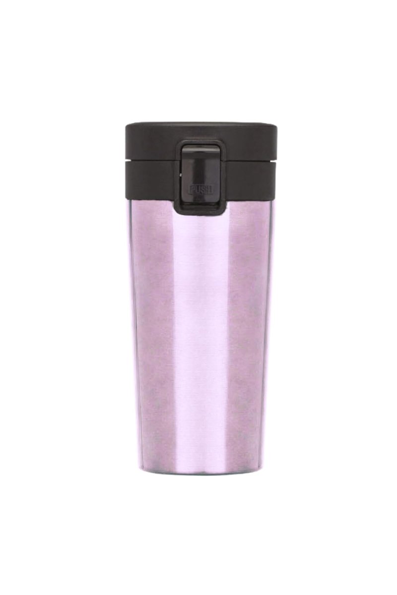 400ml Filtreli Rahat İçim Kilitlenebilir Paslanmaz Çelik Termos Kahve Mug BPA İçermez (Pudra-Pembe)