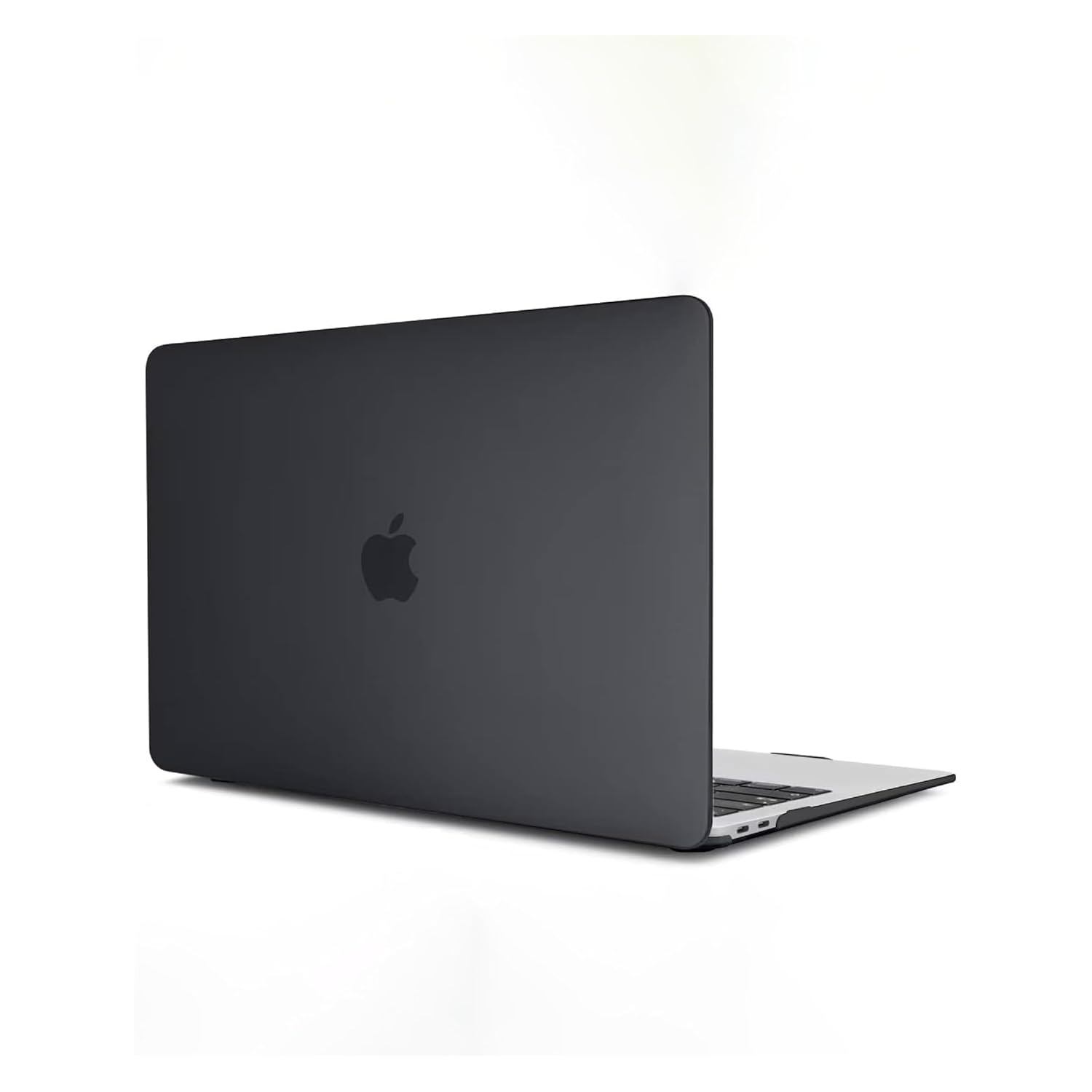Babilden MacBook İnce Sararmayan Şeffaf MacBook Crystal iShield Kapak Sert Kabuk Koruma Kılıfı (Air 13.6 2022 M2 A2681 Siyah)
