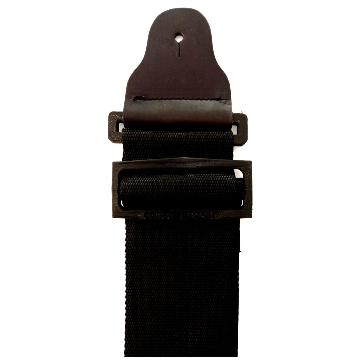 LongMoon Rj100BBk Bas Gitar Askısı Polipropilen Deri Başlı