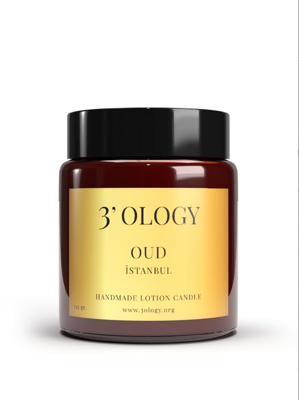 3'OLOGY Oud Istanbul Handmade Lotion Candle, 125 gr